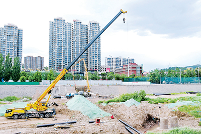 西上庄综合管网建设工程 施工正酣，城市“生命线”加速升级